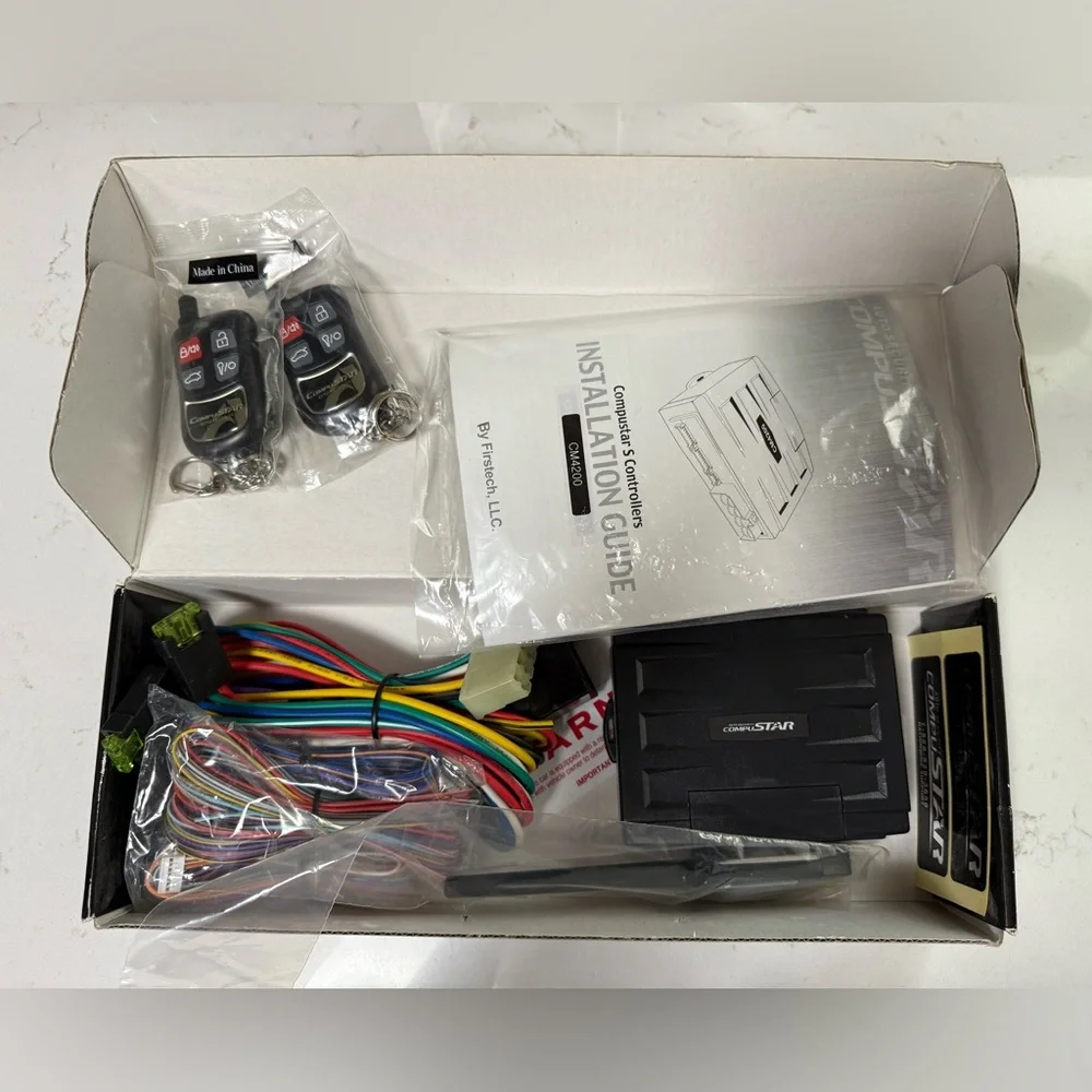 Remote Start & Security System 🔒📦 NIB Car Alarm Kit - Picture 2 of 4